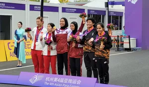 Kalahkan China, Para-Balap Sepeda Sri dan Fadli Tambah Dua Emas