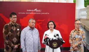 KSSK Laporkan Perkembangan Situasi Perekonomian Global kepada Jokowi