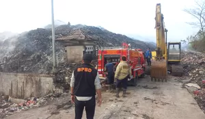 Si Jago Merah Hanguskan 10 Ha Lahan TPA Jalupang Karawang, BNPB: Api Berangsur Padam