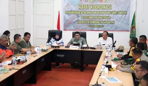 Seluruh Forkopimda Humbahas Diminta Waspadai Hujan yang Masih Berpotensi Terjadi