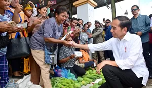 Selain Cek Harga, Jokowi Beli Mangga dan Tempe di Pasar Danga
