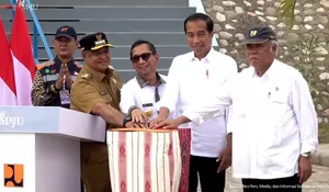 Resmikan SPAM Kali Dendeng, Jokowi Singgung Minimnya Jaringan Terhubung ke Rumah Warga