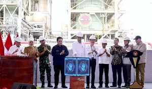 Jokowi Resmikan Ekspansi PT Smelting, Nilai Tambah untuk Indonesia