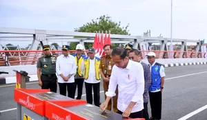 Jokowi Resmikan Enam Jembatan Baru di Lintas Utara Jawa
