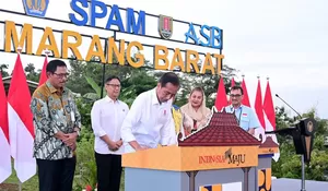 Diresmikan Jokowi, SPAM Semarang Barat Jadi Pilot Project Sistem Pengelolaan Air Perpipaan