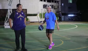 Menpora Tanding One on One dengan Pebasket Denny Sumargo, Siapa yang Menang?