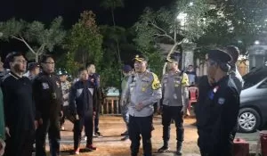 Amankan Pencoblosan, Kapolres Boyolali Pimpin Patroli di TPS Peserta PSU