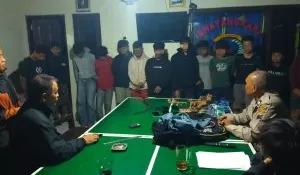 Polsek Musuk Gagalkan Perang Sarung Bersenjata Tajam, 15 Pelajar SMP Diamankan