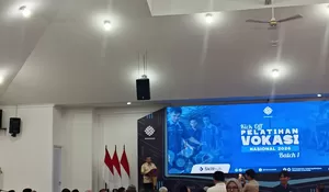 Kick-Off Pelatihan Vokasi 2026, Menaker Yakinkan 10 Ribu Lebih Peserta Langsung Kerja