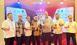 Kinerja Melesat Tajam, Perumda Tirta Patriot Raih Bintang 5 di Top BUMD Awards