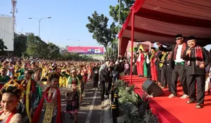 Ribuan Penari Padati CFD di Kota Bekasi, Tari Ronggeng Nyentrik Jadi Tarian Khas Bekasi