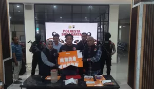 Satresnarkoba Polresta Solo Bongkar Jaringan Sabu Lintas Provinsi, Barang Bukti Tembus 1 Kilogram