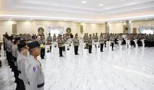 Mutasi Awal Tahun, 6 PJU dan 13 Kapolres Polda Jateng Resmi Berganti