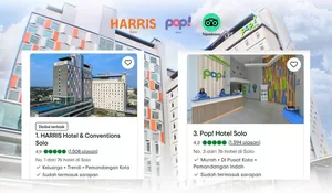 Ulasan Tamu Bicara, HARRIS Hotel Solo Raih Peringkat 1 TripAdvisor, POP! Hotel Solo Tembus 3 Besar