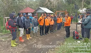 Terpisah Saat Turun Gunung, Pendaki Asal Colomadu Dilaporkan Hilang di Jalur Mongkrang