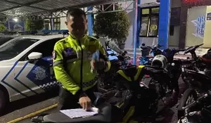 Satlantas Polres Karanganyar Intensifkan Penertiban Knalpot Brong dan Cegah Balap Liar