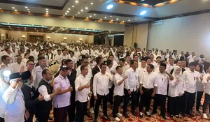 Lantik Pengurus PSI se-Jateng di Solo, Pesan Tegas Kaesang: Pemilu 2029 Harus Menang Mutlak di Jateng