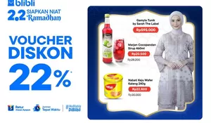 Promo Ramadan Blibli Double Day 2.2, Diskon 22 Persen dan Buy 1 Get 1