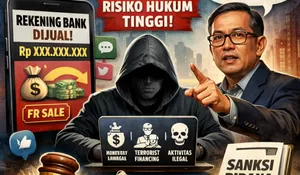 OJK Tegaskan Jual Beli Nomor Rekening di Medsos Ilegal dan Berisiko Tinggi