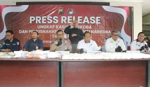 Awal Tahun 2026, Polda Jateng Ungkap 318 Kasus Narkoba, 386 Tersangka Diamankan