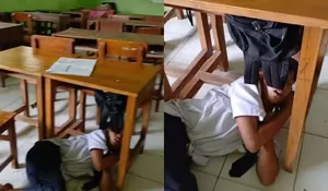 Viral Video Siswa SMP Tertidur saat Puasa, Guru di Sragen Bangunkan dengan Lembut