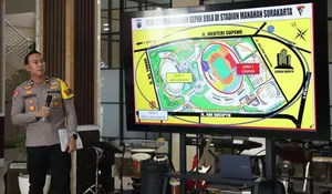 Polresta Surakarta Perketat Pengamanan Pertandingan Persis Solo vs PSBS Biak di Manahan