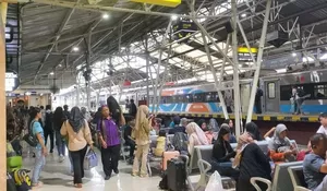 Tiket KA Lebaran dari Daop 6 Yogyakarta Sudah Terjual 272 Ribu Lebih, Puncak Terjadi H+3 Lebaran