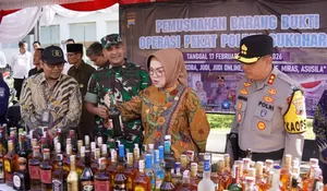 Forkopimda Sukoharjo Musnahkan Narkoba, Miras dan Knalpot Brong Hasil Operasi Pekat 2026