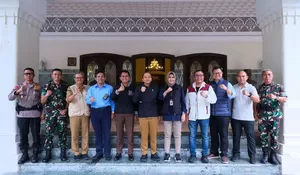 Respati Tinjau Pos Pengamanan Lebaran Bersama Forkopimda Solo