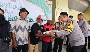 Polres Sukoharjo Salurkan 392 Sak Zakat Fitrah, Kapolres: Wujud Kepedulian dan Ibadah di Bulan Suci