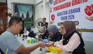 KAI Daop 6 Gelar Cek Kesehatan Gratis di Stasiun Lempuyangan, Dukung Arus Balik Lebaran 2026