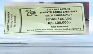 GERAM! Viral Pungli di Pantai Carita, Wisatawan Jakarta Diminta “Uang Kebersihan” Tambahan