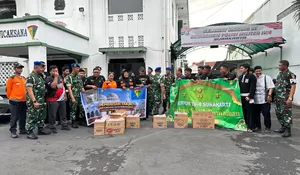 PSHT Surakarta dan Denpom IV/4 Berbagi 1.000 Takjil, Wujud Kepedulian di Bulan Ramadan