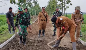 TMMD Sragen Bangun Jalan 1.100 Meter, Akses Vital 58 Petani Kini Lebih Lancar