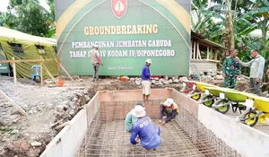 Jembatan Gantung Garuda Sukoharjo Ditargetkan Rampung Satu Bulan, Pangkas Jarak Warga hingga 7 Km