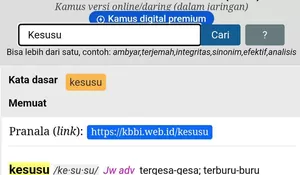 SAH! Kata “Kesusu” Resmi Masuk KBBI, Bukti Bahasa Indonesia Semakin Kaya dan Inklusif