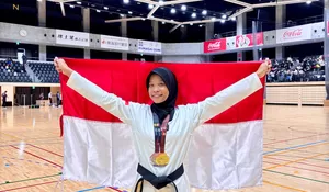 Atlet Polresta Surakarta Bripda Abi Raih Juara di Kejuaraan Internasional Taekwondo WATA 2026 di Jepang