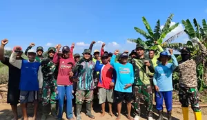 TNI AU Ikut Sukseskan TMMD Sragen, Perkuat Sinergi Lintas Matra di Desa Puro