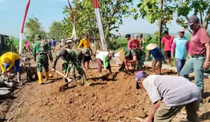 Masuk Hari Keempat, TMMD Sragen Genjot Pembangunan Infrastruktur Desa