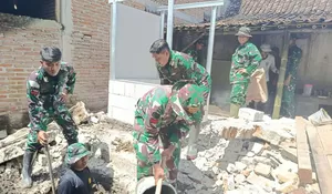 Sukarni Semringah, Akhirnya Miliki Jamban Sendiri Berkat TMMD Sragen