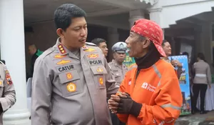 Aksi Sosial Terpadu Polresta Surakarta Gandeng Ojol, Perkuat Solidaritas dan Kepedulian di Solo