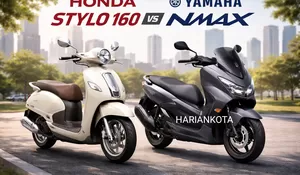 Honda Stylo 160 vs Yamaha NMAX: Duel Skutik Premium, Gaya atau Kenyamanan?