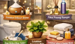 TIPS Bikin Kamar Mandi Wangi seperti di Mal, Ternyata Bukan Sekadar Pewangi