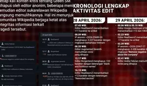 Green SM Indonesia Disorot Usai Dugaan Penghapusan Informasi di Wikipedia
