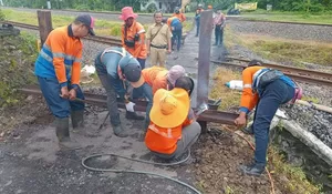 KAI Daop 6 Yogyakarta Catat Penutupan 38 Perlintasan Liar dalam Empat Tahun