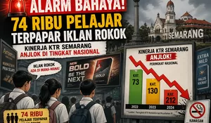 GAWAT! Data IYCTC: 74 Ribu Siswa Terpapar, Iklan Rokok Marak di Sekitar Sekolah Semarang