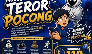 Polresta Surakarta Imbau Warga Waspada Isu Teror Pocong, Minta Masyarakat Tidak Panik