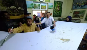 Respati Ardi Dukung Batik Ciprat Danukusuman, Karya Penyintas Gangguan Mental akan Dipamerkan Secara Nasional