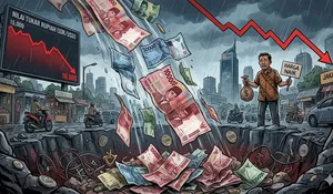 Akhirnya....Nilai Tukar Rupiah Hari Ini Kamis 4 Juni Tembus Rp18.000 per Dolar AS