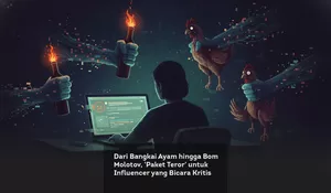 Dari Bangkai Ayam hingga Bom Molotov, 'Paket Teror' untuk Influencer yang Bicara Kritis